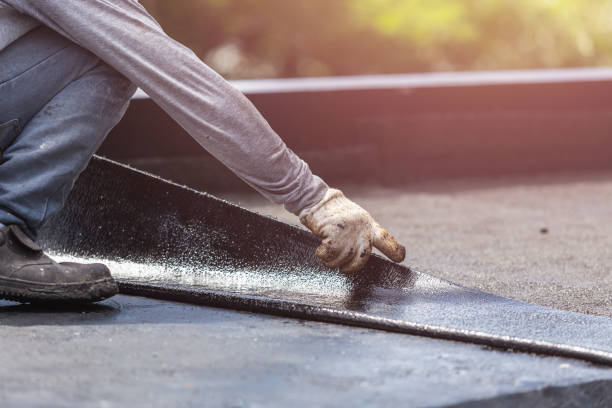 Professional Waterproofing technician working in Freeport, IL